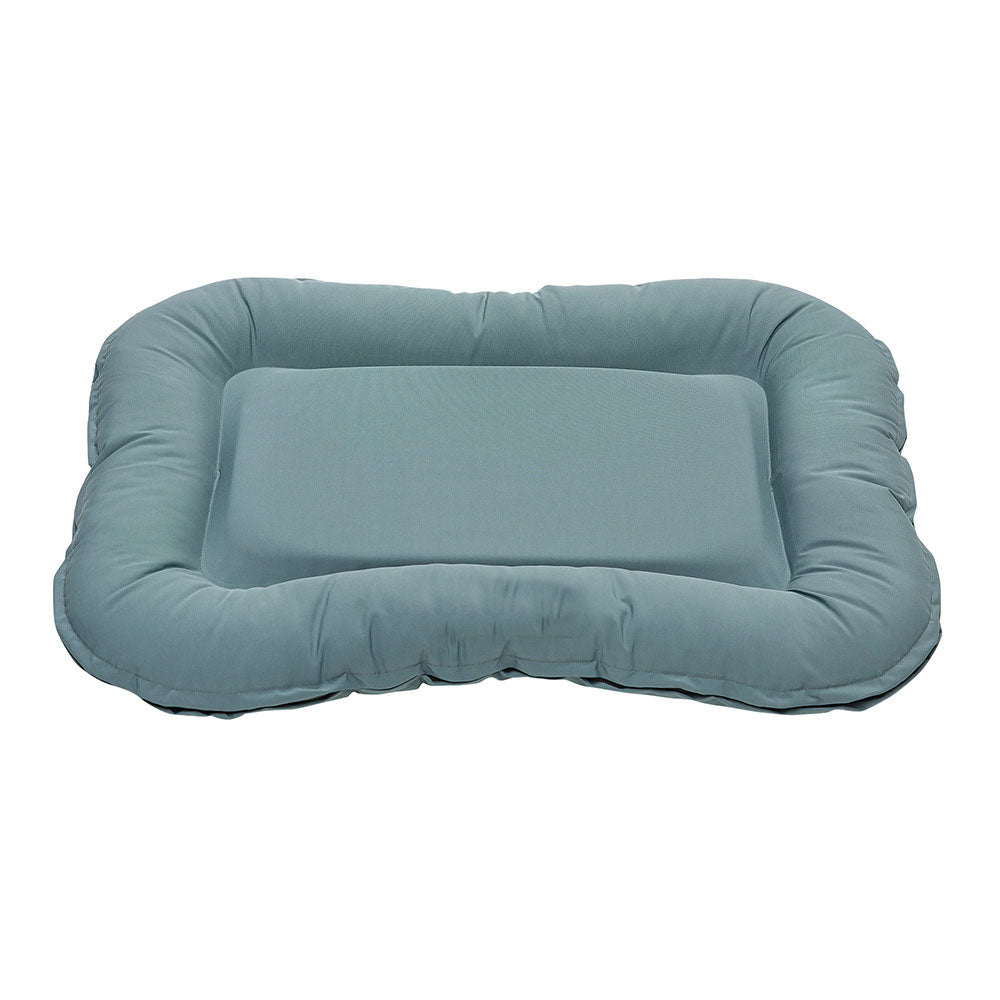 Dog Bed Dog Mat Waterproof Pet GEL Memory Foam Raw Cotton Filling Blue