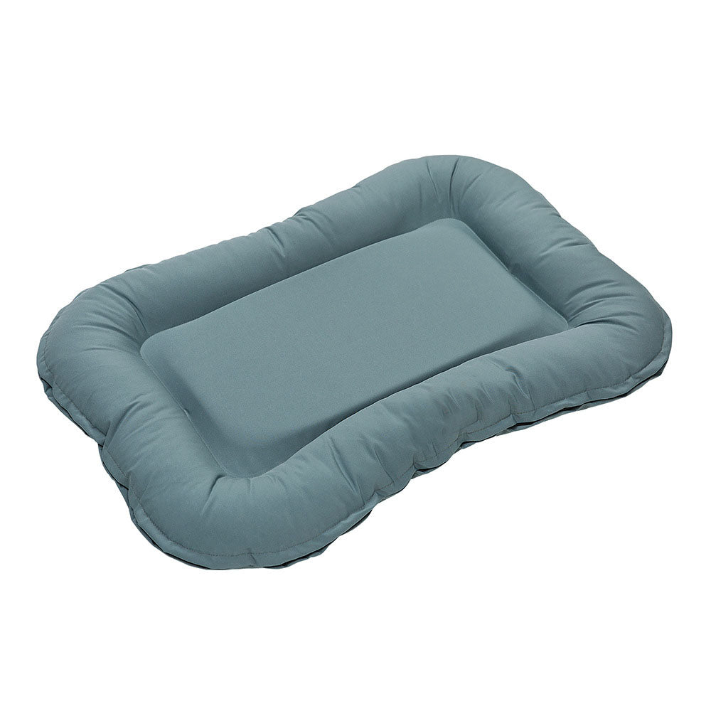 Dog Bed Dog Mat Waterproof Pet GEL Memory Foam Raw Cotton Filling Blue