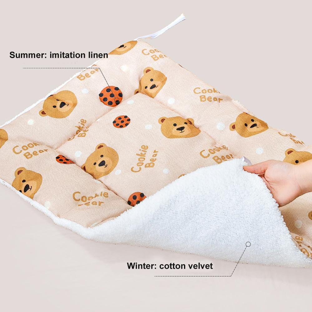 Pet Cat Dog cage mat Blanket winter and summer dual use