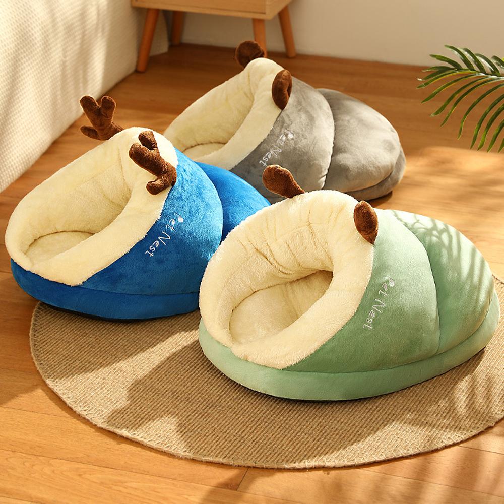 PP Cotton Winter Warm Pet Bed Soft Cat Sleep Bag Autumn