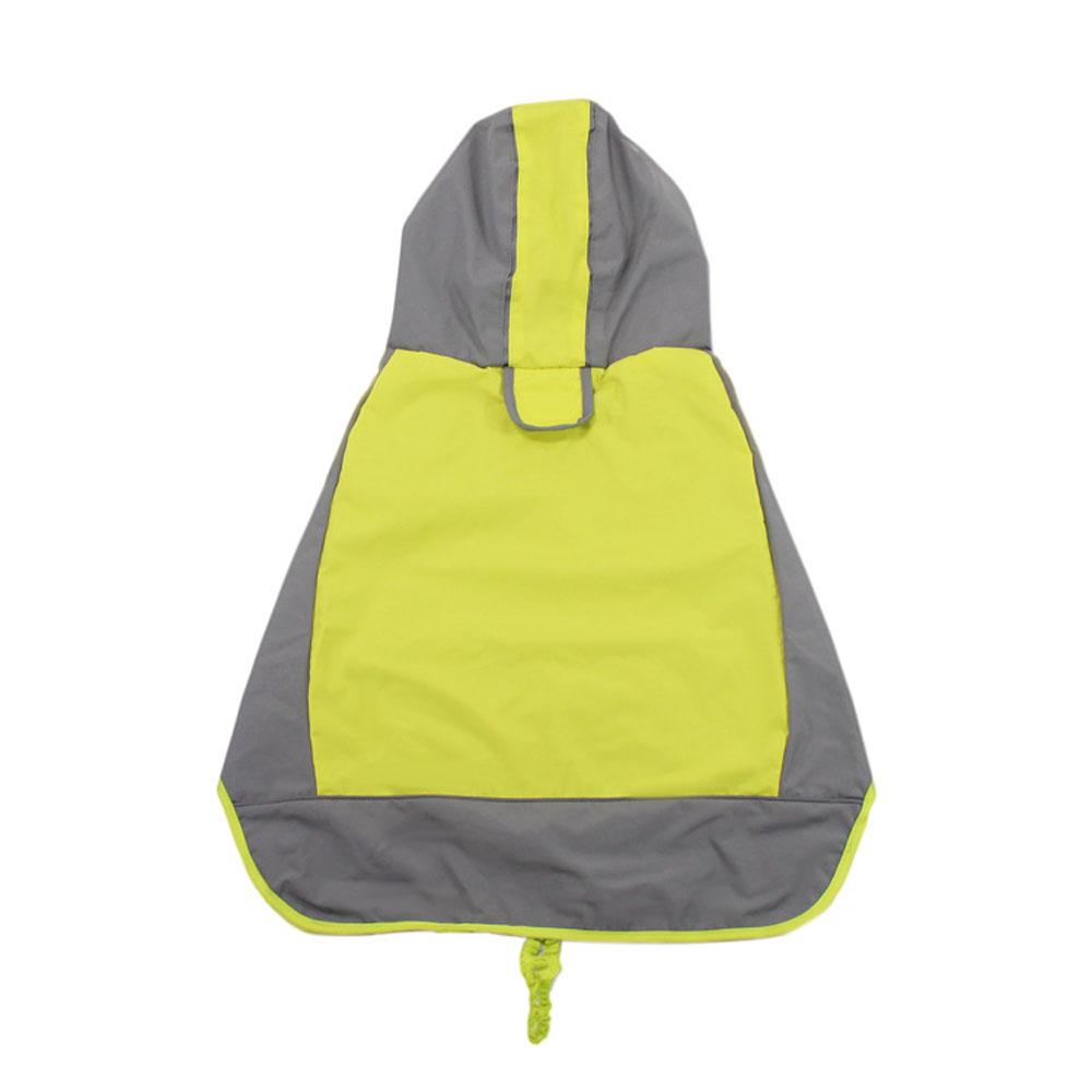 Dog Hooded Raincoat Poncho Waterproof Hood Breathable Coats Pet