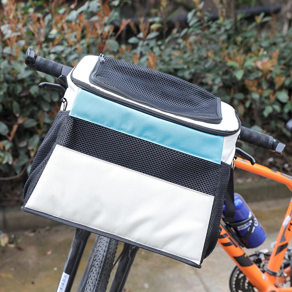 Cat Puppy Pet Carrier Bag For Bicycle Basket Portable