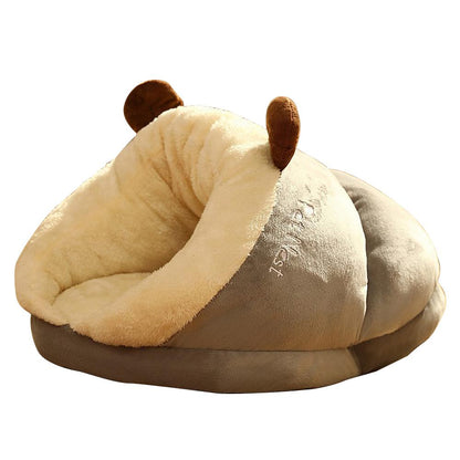 PP Cotton Winter Warm Pet Bed Soft Cat Sleep Bag Autumn