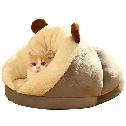 PP Cotton Winter Warm Pet Bed Soft Cat Sleep Bag Autumn