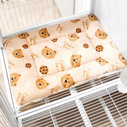 Pet Cat Dog cage mat Blanket winter and summer dual use