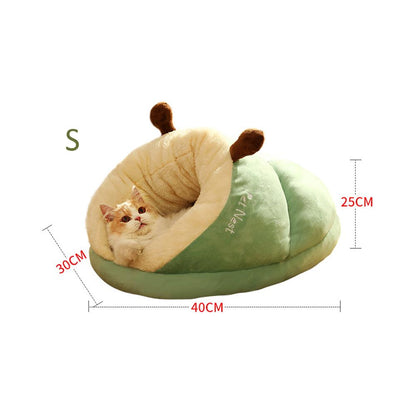 PP Cotton Winter Warm Pet Bed Soft Cat Sleep Bag Autumn